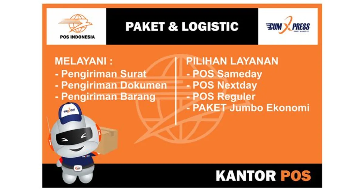 Arsip layanan kurir logistik Agen Pos SBPAYS tahun 2022