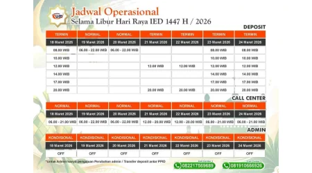 Arsip jadwal operasional Idul Fitri 2026 PPOB SBPAYS