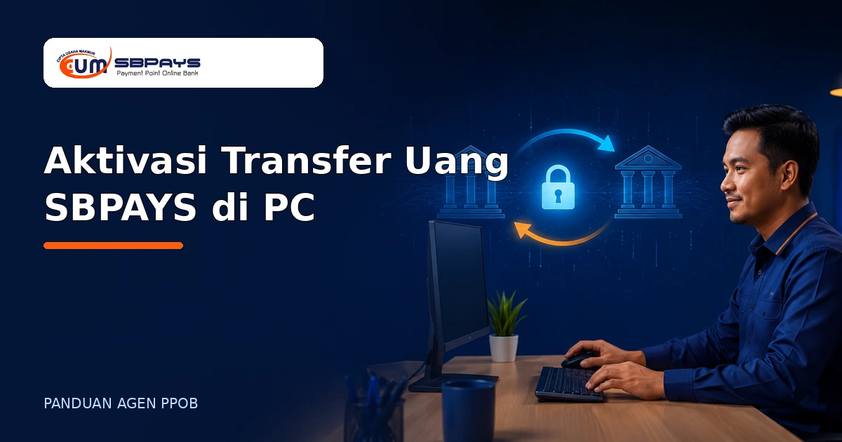 Informasi aktivasi fitur Transfer Uang SBPAYS di PC atau komputer