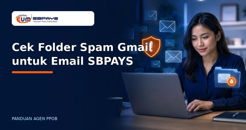 Cara cek folder Spam Gmail untuk menemukan email SBPAYS dengan aman