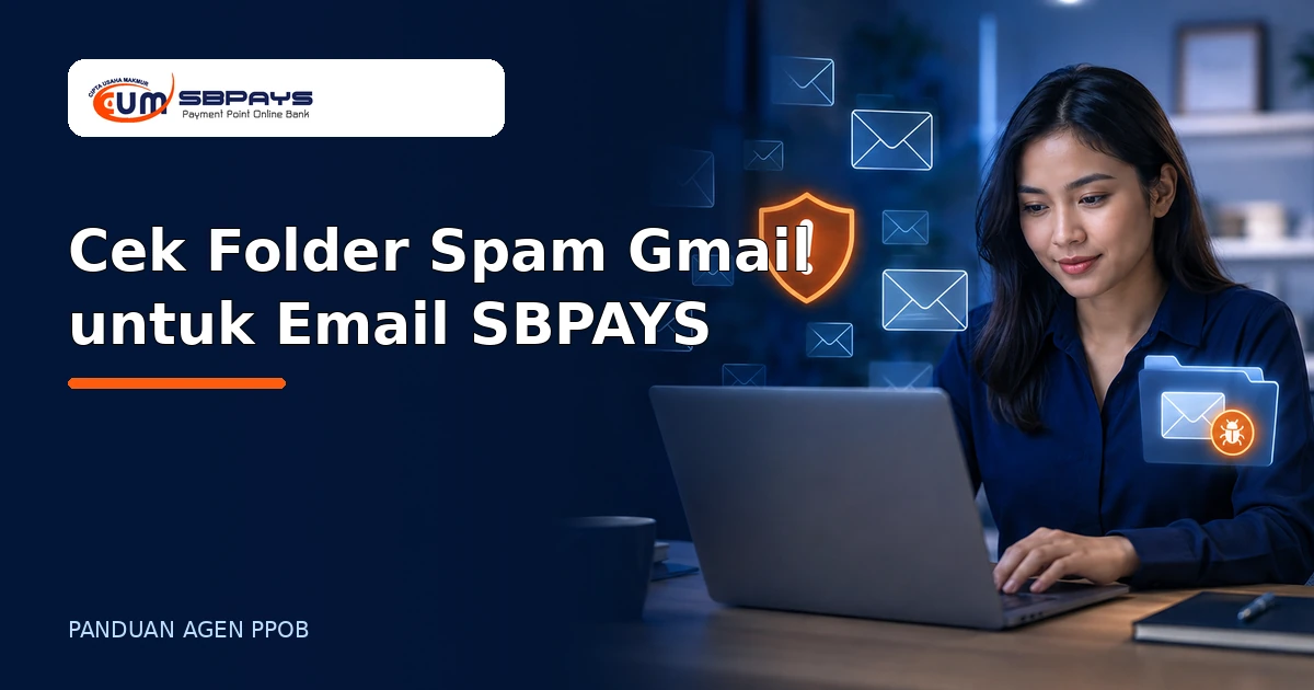 Cara cek folder Spam Gmail untuk menemukan email SBPAYS dengan aman
