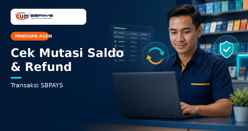 Cara cek mutasi saldo dan refund transaksi PPOB SBPAYS agar status transaksi jelas