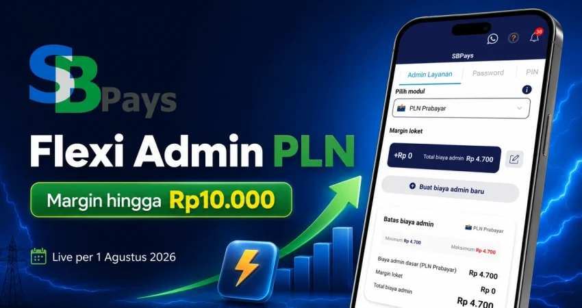 Pengaturan Flexy Admin PLN SBPAYS hingga Rp10.000