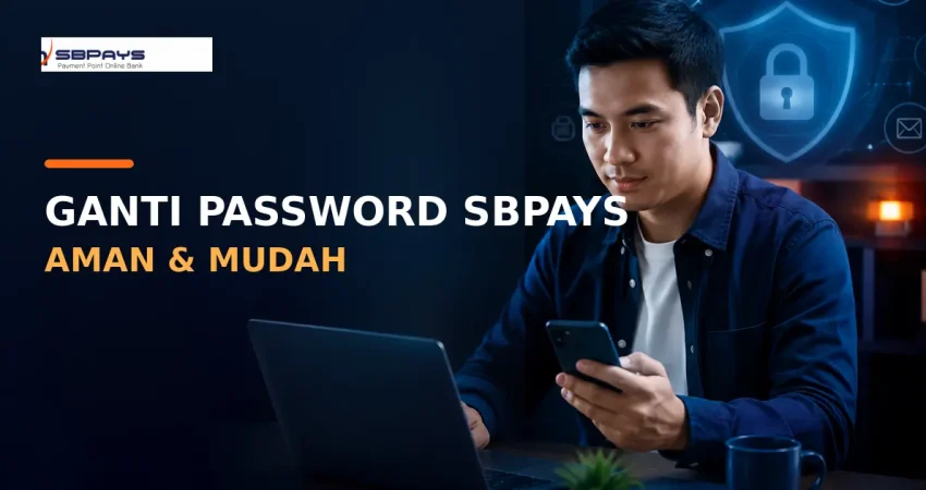 Tampilan aplikasi SBPAYS untuk panduan mengganti password dengan aman
